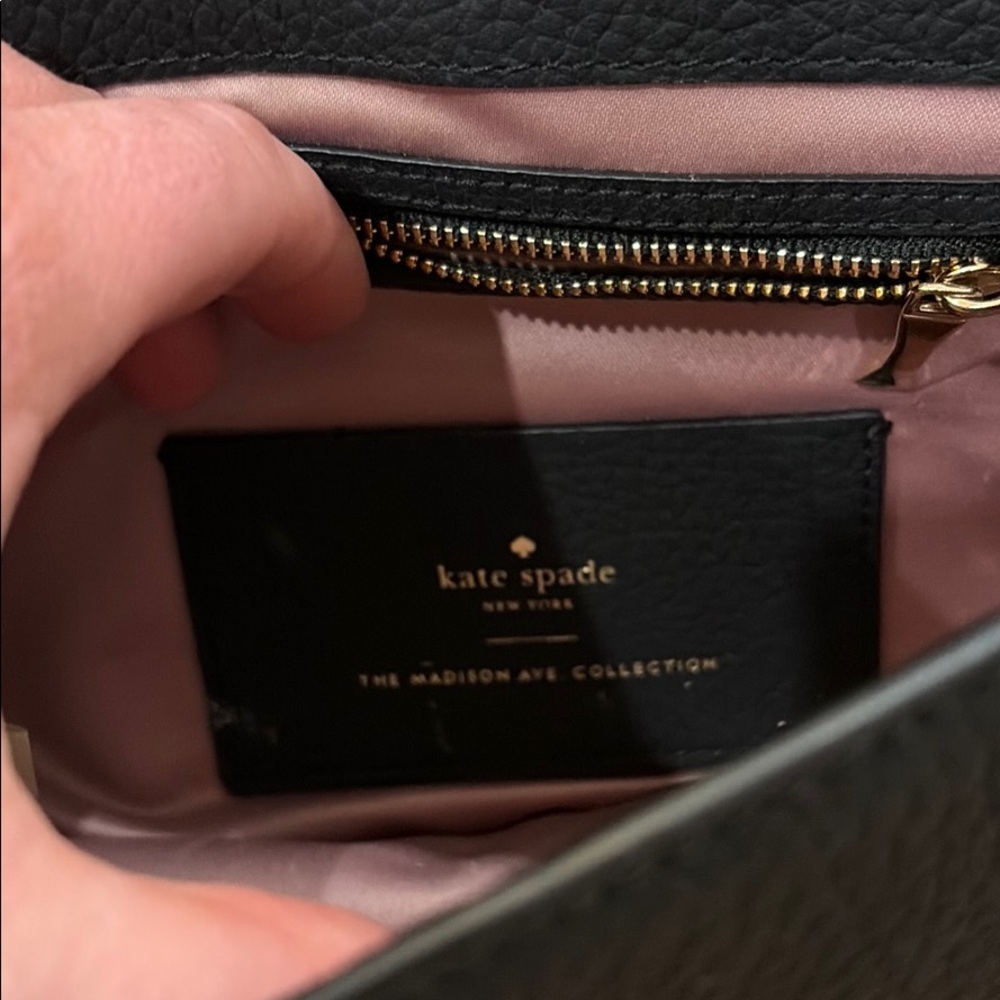 Kate Spade Black Floral Purse - Picture 4 of 5